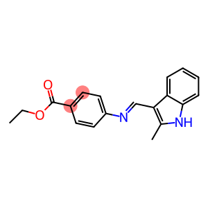 ethyl 4-{[(E)-(2-methyl-1H-indol-3-yl)methylidene]amino}benzoate