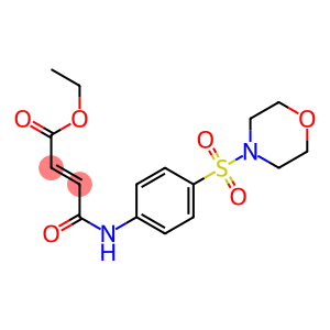 ethyl (E)-4-[4-(4-morpholinylsulfonyl)anilino]-4-oxo-2-butenoate