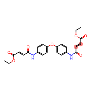 ethyl (E)-4-[4-(4-{[(E)-4-ethoxy-4-oxo-2-butenoyl]amino}phenoxy)anilino]-4-oxo-2-butenoate