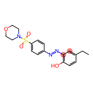 4-ethyl-2-{(E)-2-[4-(4-morpholinylsulfonyl)phenyl]diazenyl}phenol