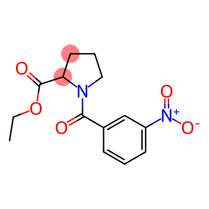 ethyl 1-(3-nitrobenzoyl)-2-pyrrolidinecarboxylate