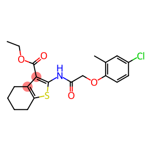 ethyl 2-{[2-(4-chloro-2-methylphenoxy)acetyl]amino}-4,5,6,7-tetrahydro-1-benzothiophene-3-carboxylate