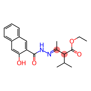 ethyl 3-[(E)-2-(3-hydroxy-2-naphthoyl)hydrazono]-2-isopropylbutanoate