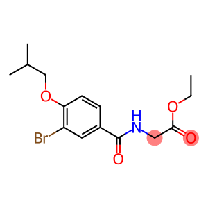 ethyl 2-[(3-bromo-4-isobutoxybenzoyl)amino]acetate