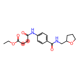 ethyl 4-oxo-4-(4-{[(tetrahydro-2-furanylmethyl)amino]carbonyl}anilino)butanoate