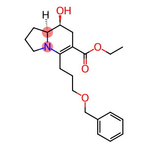 ETHYL (8S,9S)-5-(3-BENZYLOXYPROPYL)-8-HYDROXY-1,2,3,7,8,8A-HEXAHYDROINDOLIZINE-6-CARBOXYLATE