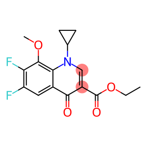 1-环丙基-6,7-二氟-8-甲氧基-1,4-二氢-4-氧代-3-喹啉羧酸乙酯