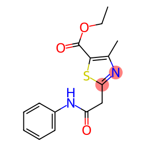 ETHYL 2-(2-ANILINO-2-OXOETHYL)-4-METHYL-1,3-THIAZOLE-5-CARBOXYLATE