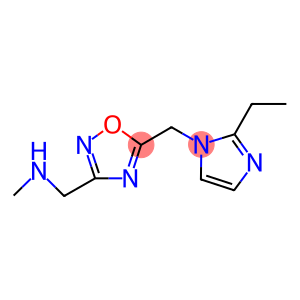 ((5-[(2-ETHYL-1H-IMIDAZOL-1-YL)METHYL]-1,2,4-OXADIAZOL-3-YL)METHYL)METHYLAMINE