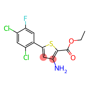 ETHYL 3-AMINO-5-(2,4-DICHLORO-5-FLUOROPHENYL)THIOPHENE-2-CARBOXYLATE