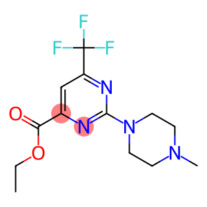 2-(4-甲基哌嗪-1-基)-6-三氟甲基嘧啶-4-甲酸乙酯