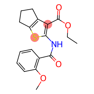 ethyl 2-[(2-methoxybenzoyl)amino]-5,6-dihydro-4H-cyclopenta[b]thiophene-3-carboxylate