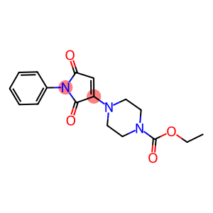 ETHYL 4-(2,5-DIOXO-1-PHENYL-2,5-DIHYDRO-1H-PYRROL-3-YL)PIPERAZINE-1-CARBOXYLATE