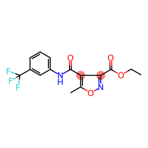 Ethyl 5-methyl-4-{[3-(trifluoromethyl)anilino]carbonyl}isoxazole-3-carboxylate 97%