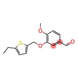 3-[(5-ethylthiophen-2-yl)methoxy]-4-methoxybenzaldehyde