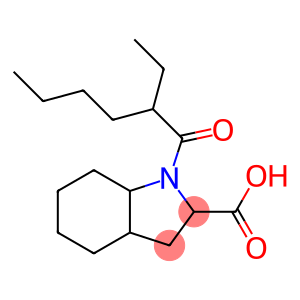 1-(2-ethylhexanoyl)-octahydro-1H-indole-2-carboxylic acid