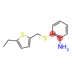 2-{[(5-ethylthiophen-2-yl)methyl]sulfanyl}aniline