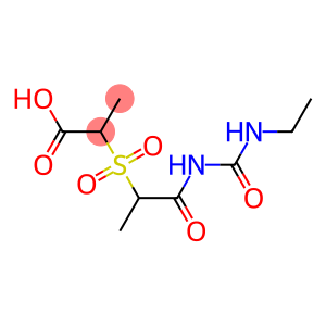 2-({1-[(ethylcarbamoyl)amino]-1-oxopropane-2-}sulfonyl)propanoic acid