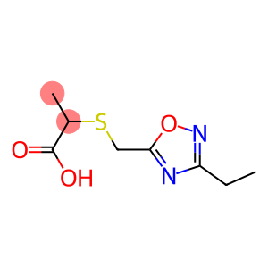 2-{[(3-ethyl-1,2,4-oxadiazol-5-yl)methyl]sulfanyl}propanoic acid