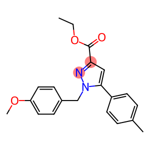 ETHYL 1-(4-METHOXYBENZYL)-5-P-TOLYL-1H-PYRAZOLE-3-CARBOXYLATE