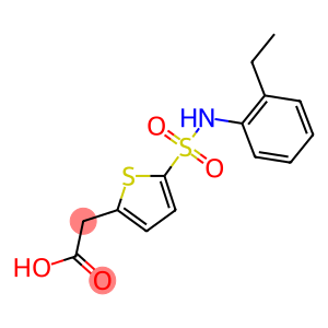 2-{5-[(2-ethylphenyl)sulfamoyl]thiophen-2-yl}acetic acid