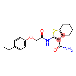 2-{[2-(4-ethylphenoxy)acetyl]amino}-4,5,6,7-tetrahydro-1-benzothiophene-3-carboxamide