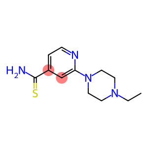 2-(4-ethylpiperazin-1-yl)pyridine-4-carbothioamide