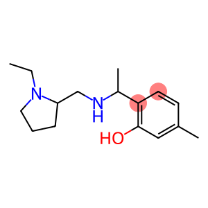 2-(1-{[(1-ethylpyrrolidin-2-yl)methyl]amino}ethyl)-5-methylphenol