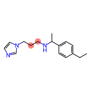 [1-(4-ethylphenyl)ethyl][3-(1H-imidazol-1-yl)propyl]amine