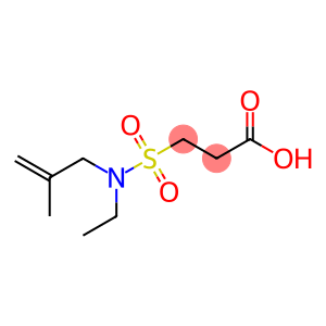 3-[ethyl(2-methylprop-2-en-1-yl)sulfamoyl]propanoic acid