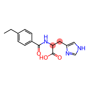 2-[(4-ethylbenzoyl)amino]-3-(1H-imidazol-4-yl)propanoic acid