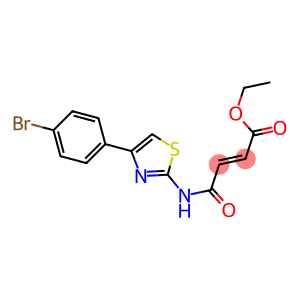 ethyl (E)-4-{[4-(4-bromophenyl)-1,3-thiazol-2-yl]amino}-4-oxo-2-butenoate