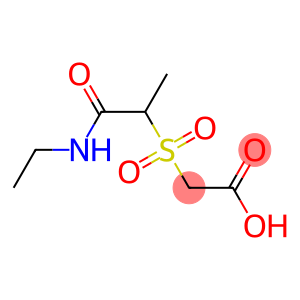 2-{[1-(ethylcarbamoyl)ethane]sulfonyl}acetic acid