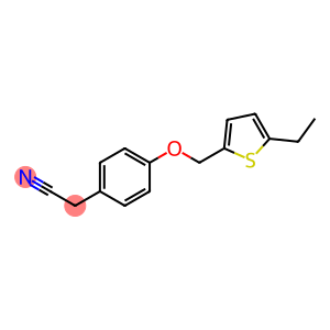 2-{4-[(5-ethylthiophen-2-yl)methoxy]phenyl}acetonitrile