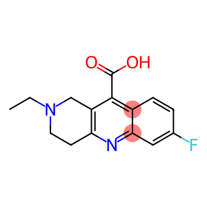 2-ethyl-7-fluoro-1,2,3,4-tetrahydrobenzo[b]-1,6-naphthyridine-10-carboxylic acid