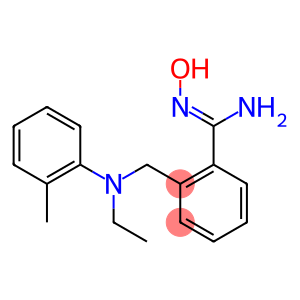 2-{[ethyl(2-methylphenyl)amino]methyl}-N'-hydroxybenzene-1-carboximidamide