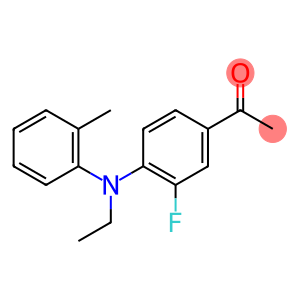 1-{4-[ethyl(2-methylphenyl)amino]-3-fluorophenyl}ethan-1-one