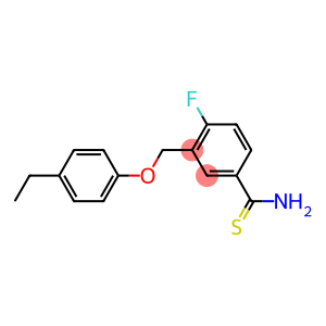 3-(4-ethylphenoxymethyl)-4-fluorobenzene-1-carbothioamide