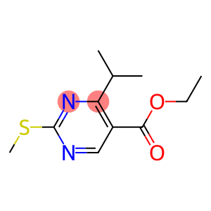 ethyl 4-(1-methylethyl)-2-(methylsulfanyl)pyrimidine-5-carboxylate