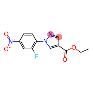 ETHYL-1-(2-FLUORO-4-NITRO-PHENYL)-PYRAZOLE-4-CARBOXYLATE