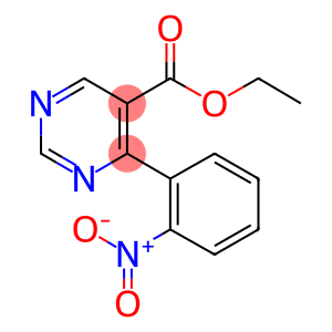 ETHYL-4-(2-NITROPHENYL) PYRIMIDINE-5-CARBOXYLATE