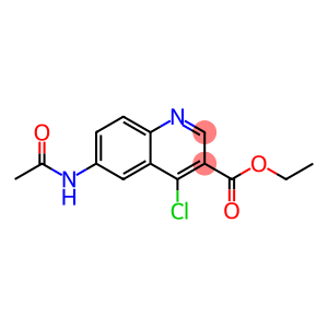 ethyl 6-(acetylamino)-4-chloroquinoline-3-carboxylate