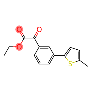 ETHYL 3-(5-METHYL-2-THIENYL)BENZOYLFORMATE