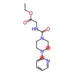 ETHYL 2-((4-(2-PYRIDYL)PIPERAZINYL)CARBONYLAMINO)ACETATE