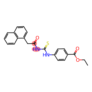 ethyl 4-({[(1-naphthylacetyl)amino]carbothioyl}amino)benzoate