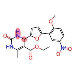 ethyl 4-(5-{5-nitro-2-methoxyphenyl}-2-furyl)-6-methyl-2-oxo-1,2,3,4-tetrahydropyrimidine-5-carboxylate