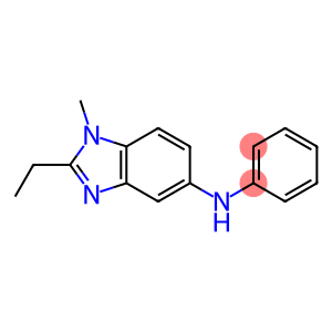 (2-ETHYL-1-METHYL-1H-BENZOIMIDAZOL-5-YL)-PHENYL-AMINE