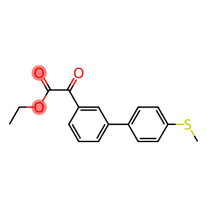 ETHYL 3-(4-METHYLTHIOPHENYL)BENZOYLFORMATE