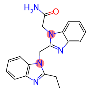 2-[2-(2-ETHYL-BENZOIMIDAZOL-1-YLMETHYL)-BENZOIMIDAZOL-1-YL]-ACETAMIDE