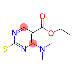 ETHYL 4-(DIMETHYLAMINO)-2-(METHYLSULFANYL)-5-PYRIMIDINECARBOXYLATE